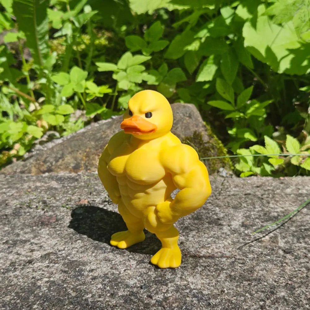 Interesting Muscle Duck Desktop Decor Funny Muscle Duck Desktop Decor Home Office Desktop Decor The WTF Store