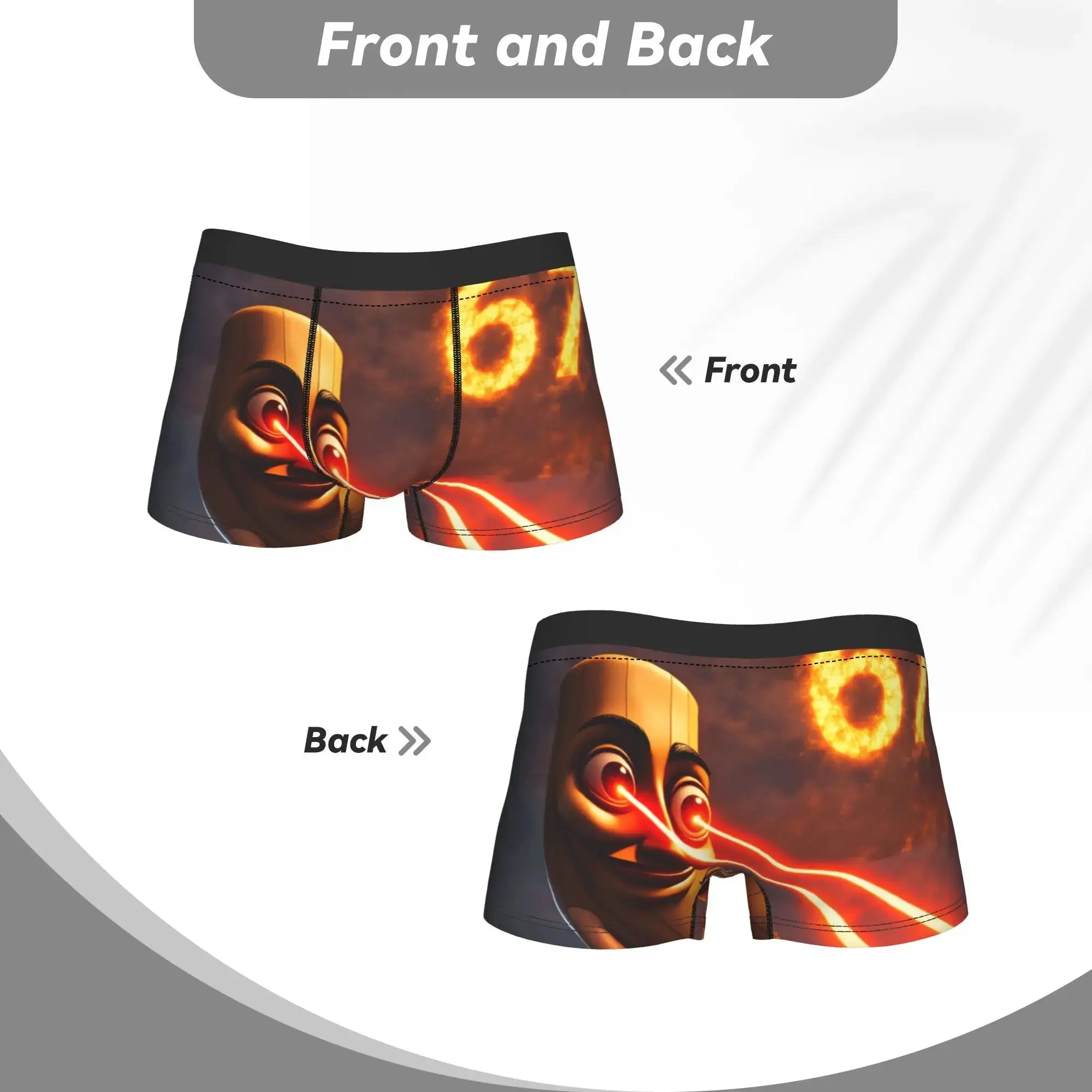 Tung Tung Sahur Italian  Underwear  Comfortable Panties Print Shorts Briefs For Males 3D Pouch Plus Size Boxer Shorts The WTF Store