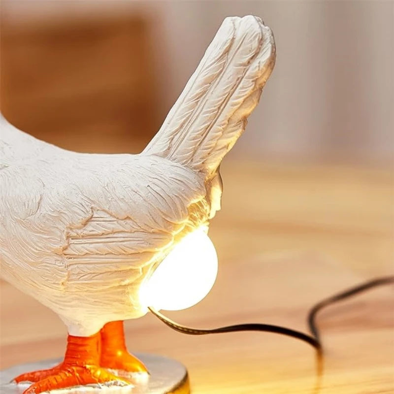 Decorative Night Lights Simulated Animal Funny Easter Home Decor Party Carnival Chicken Lamp Chick Night Light Ornaments The WTF Store