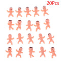 10/20/60 Pcs 1 inch Mini Plastic Baby Kids Doll Model Toys High Quality Rubber Dolls Japan Babies Dolls The WTF Store