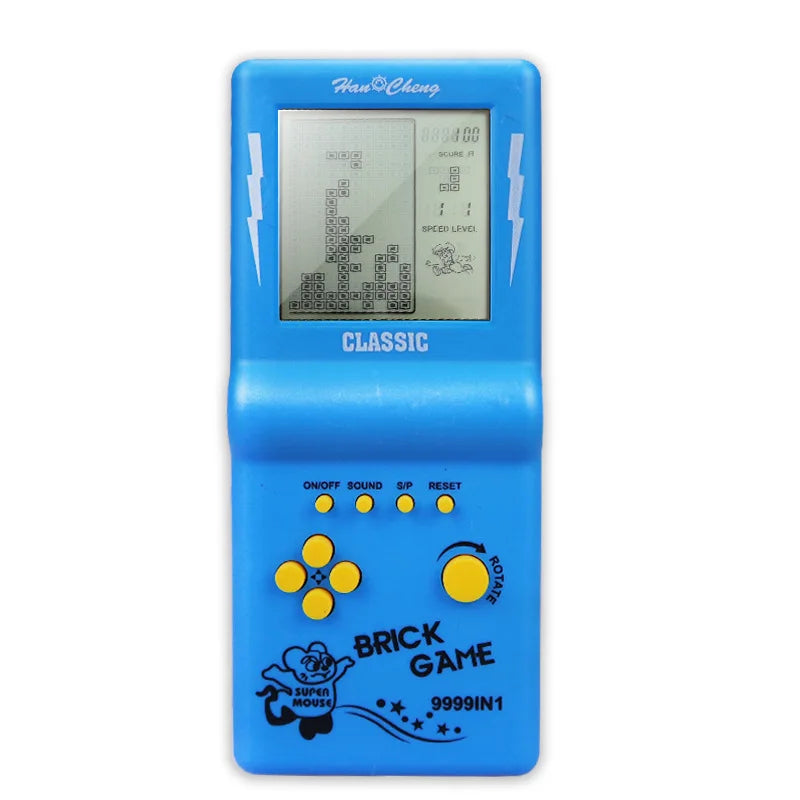 Retro Classic Tetris Handheld Game Console, Nostalgic 80s 90s Electronic Game Toy The WTF Store