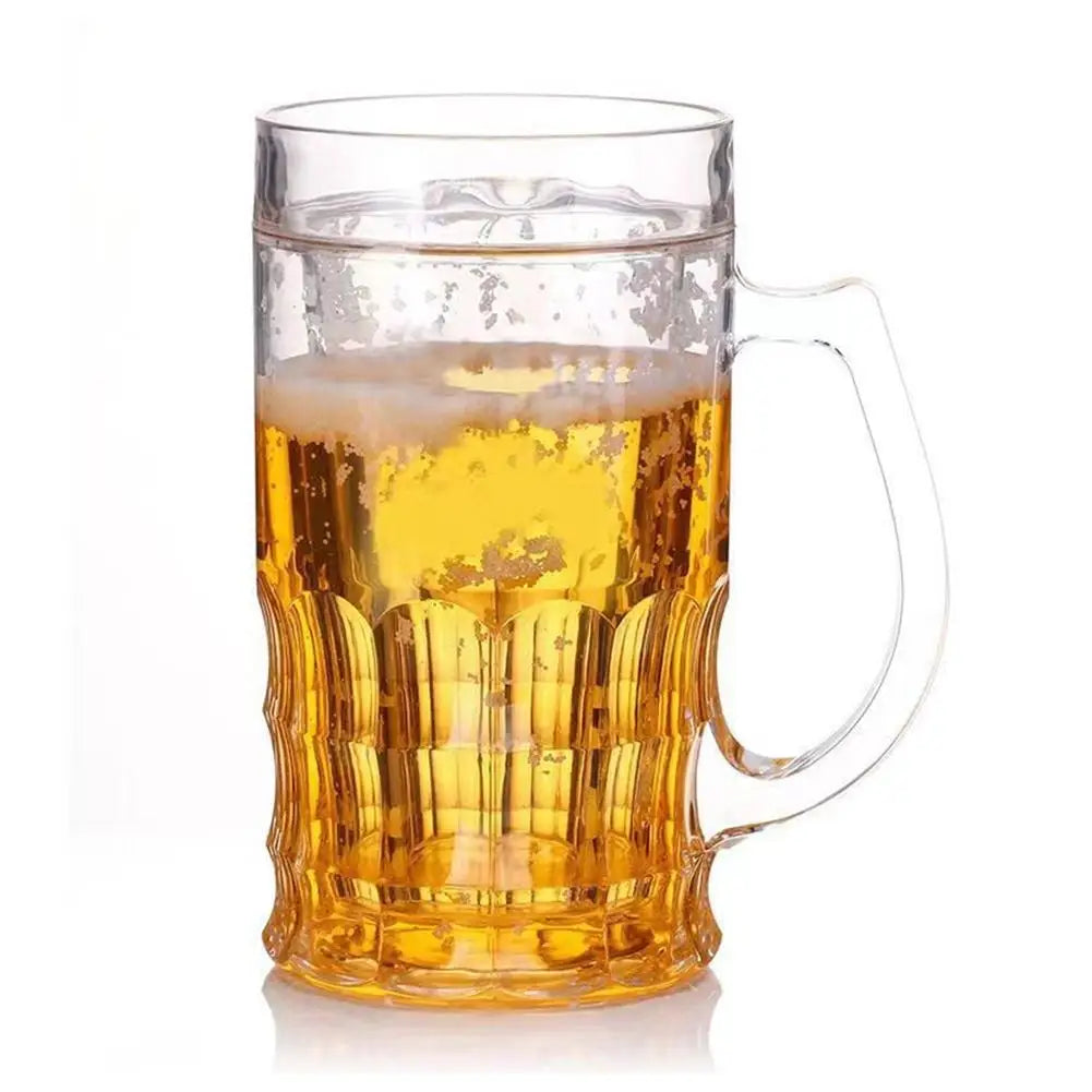 Funny Fake Beer Mug Realistic Beer Mug With Handles Tricky Toys Creative Beer Model Prank Toy For Party Barbecues Holiday The WTF Store