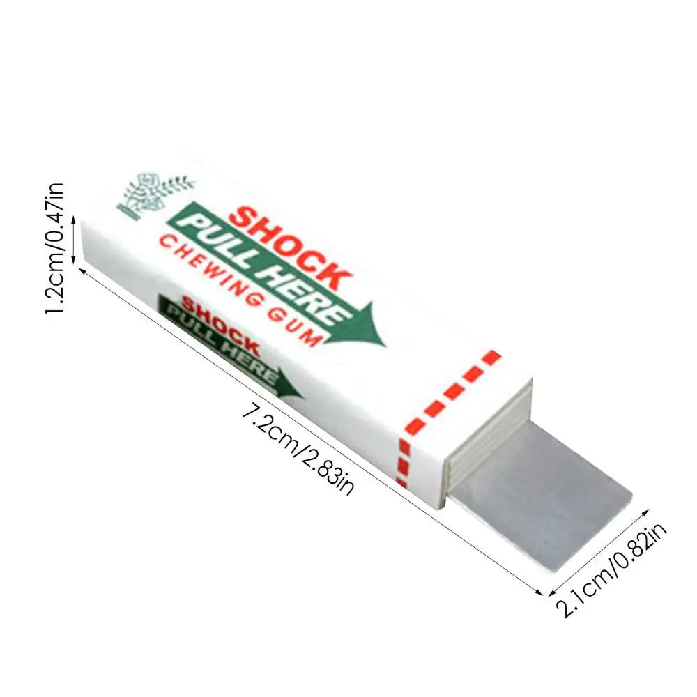 Funny Electric Shock Joke Chewing Gum Pull Head Shocking Toy Gift Gadget Prank Trick Gag Stress Reliever Toys Shock shocker Toy The WTF Store