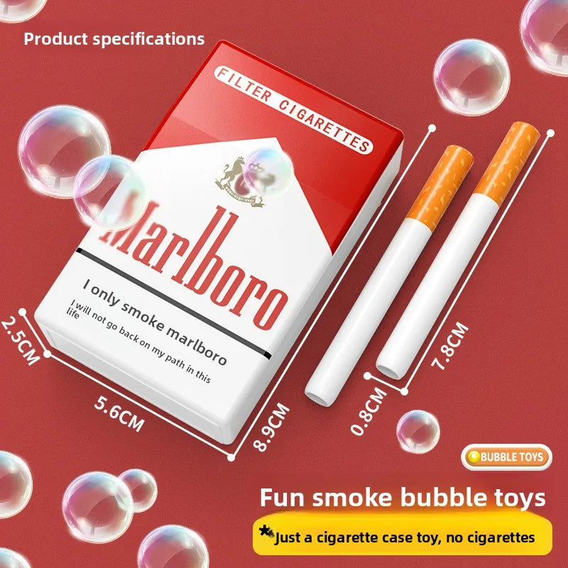 Funny Fake Cigarette Bubble Toy–No Tobacco! Realistic Pack Design with Bubble Liquid Inside. Great Prank Gift for Teens&Adults! The WTF Store