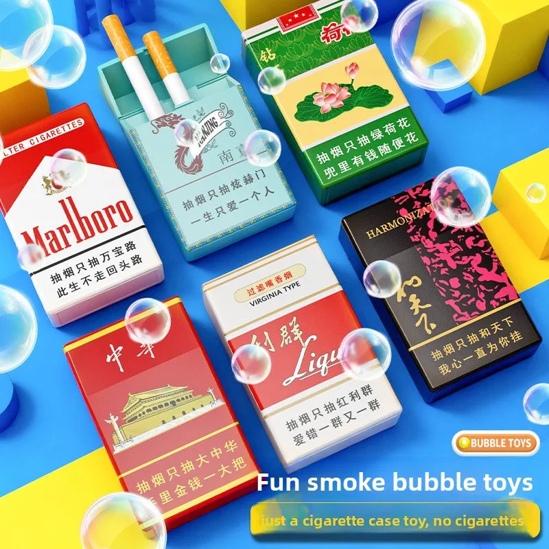 Funny Fake Cigarette Bubble Toy–No Tobacco! Realistic Pack Design with Bubble Liquid Inside. Great Prank Gift for Teens&Adults! The WTF Store