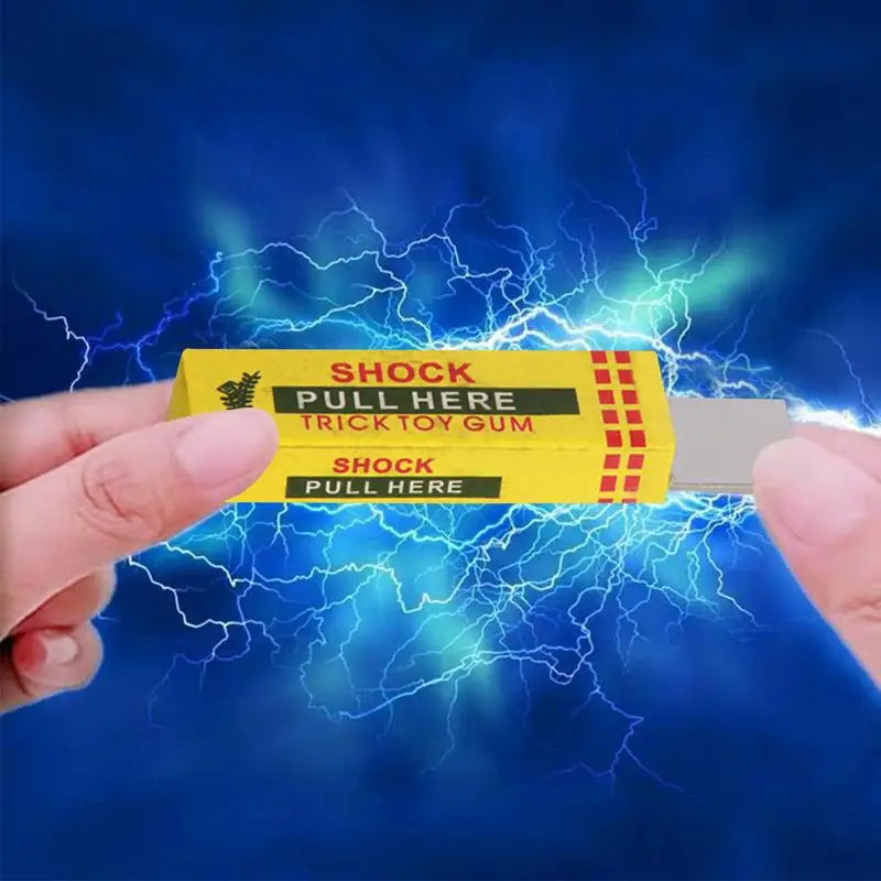 Funny Electric Shock Joke Chewing Gum Pull Head Shocking Toy Gift Gadget Prank Trick Gag Stress Reliever Toys Shock shocker Toy The WTF Store