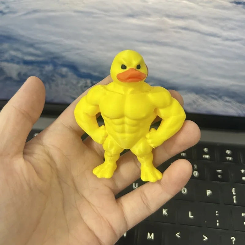 Interesting Muscle Duck Desktop Decor Funny Muscle Duck Desktop Decor Home Office Desktop Decor The WTF Store