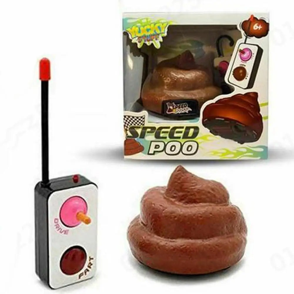 Fun toys Hilarious Speedy Remote Control Speed Poo Family Fun Drive and Spin Fun Toy HOT sale Perfect gift#guahao The WTF Store