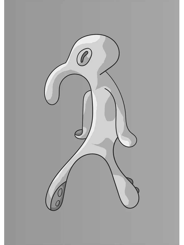Bold And Brash Gallery Art Poster Abstract Squidward Canvas Painting Print Nordic Wall Art Picture for Living Room Home Decor The WTF Store