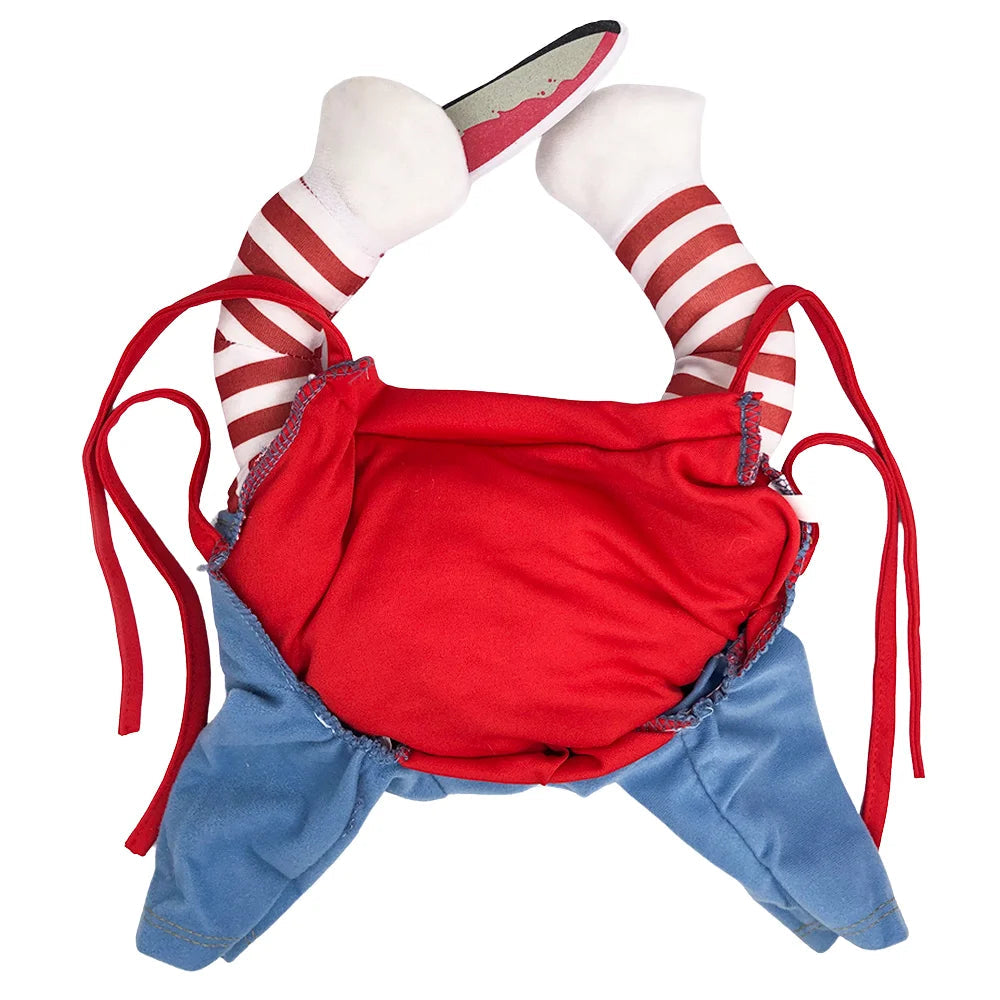 Funny Cat Clothes Halloween Cosplay Costumes for Small Medium Dog Cats Creative Pet Party Kitten Jump Suit Soft Warm Cat Coat The WTF Store