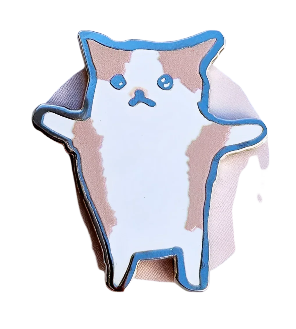 meme cats  Enamel pins The WTF Store