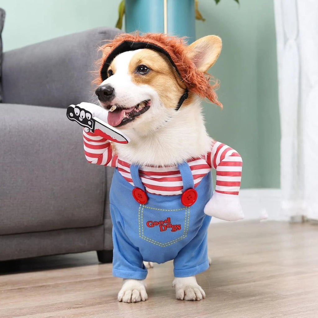 Funny Cat Clothes Cosplay Costumes Clothes for Small Medium Dog Cats Creative Pet Party Kitten Jumpsuits Soft Warm Cat Coat The WTF Store