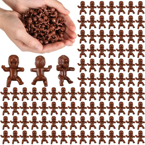 10/30/50pcs Little Plastic Babies Tiny Mini Baby Figurines Bulk, DIY Crafts Baby Shower Home Decoration Ornaments Supplies The WTF Store