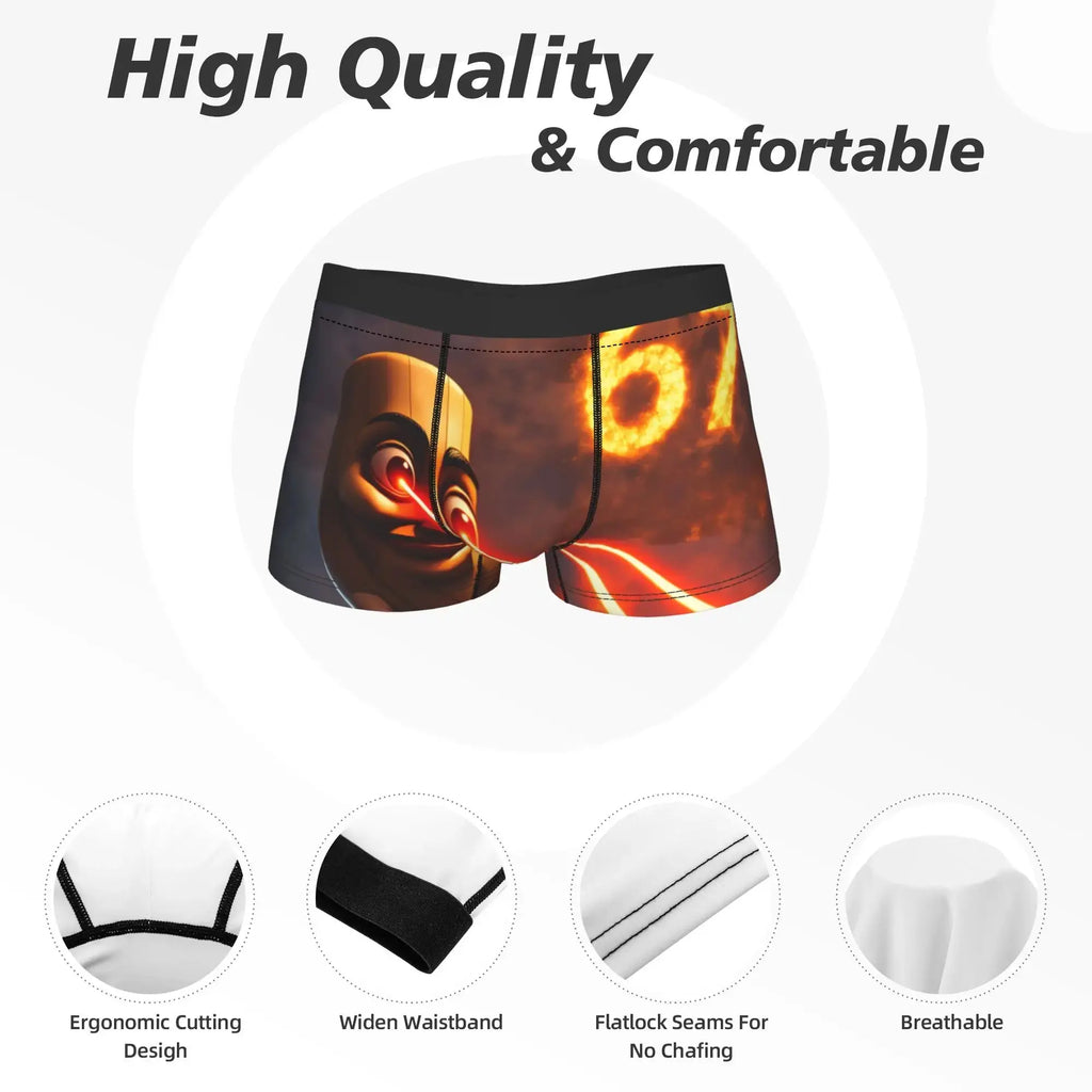 Tung Tung Sahur Italian  Underwear  Comfortable Panties Print Shorts Briefs For Males 3D Pouch Plus Size Boxer Shorts The WTF Store
