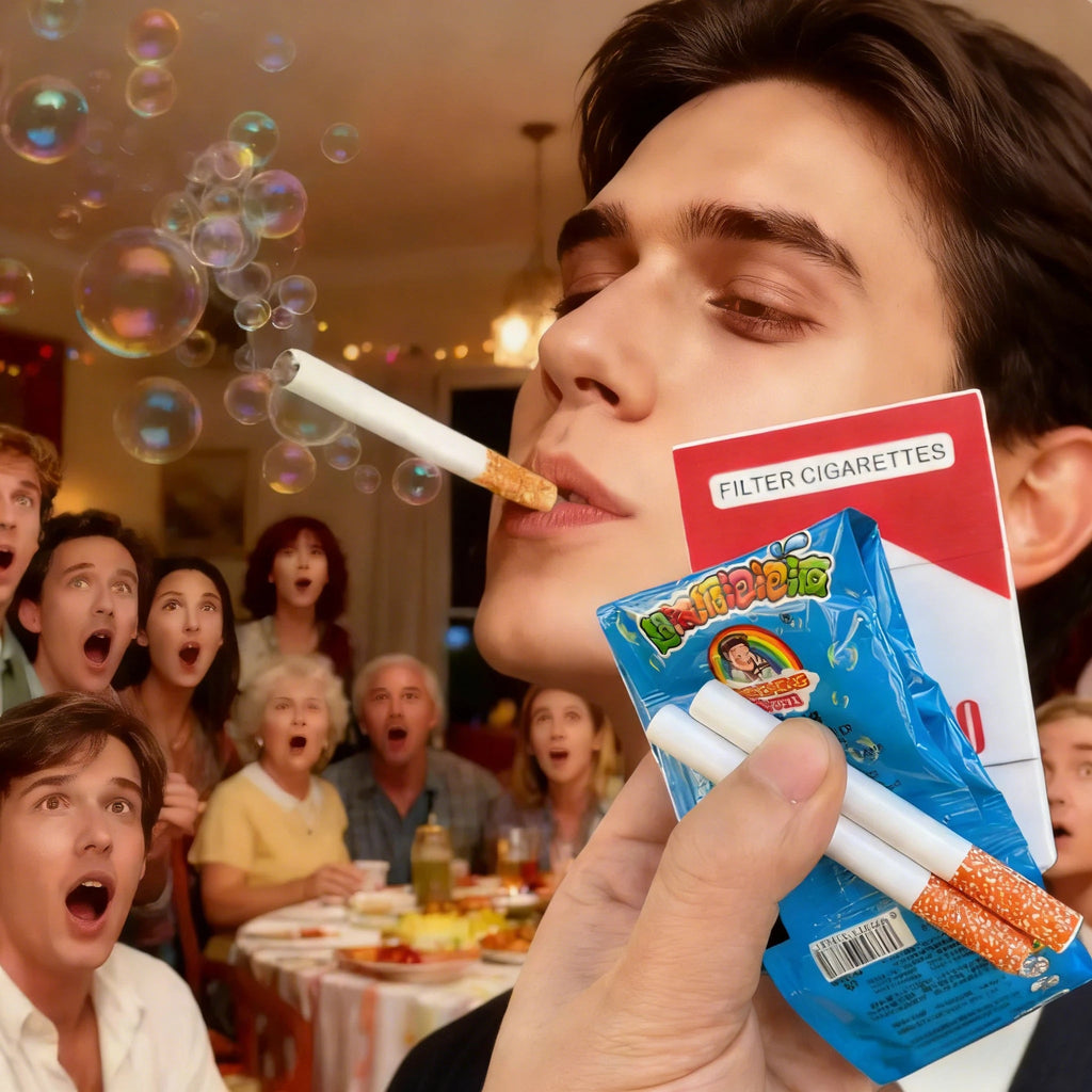 Funny Fake Cigarette Bubble Toy–No Tobacco! Realistic Pack Design with Bubble Liquid Inside. Great Prank Gift for Teens&Adults! The WTF Store