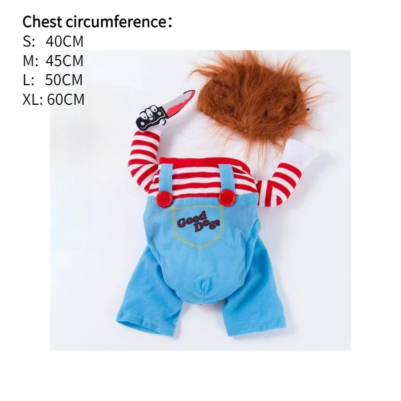 Funny Cat Clothes Cosplay Costumes Clothes for Small Medium Dog Cats Creative Pet Party Kitten Jumpsuits Soft Warm Cat Coat The WTF Store