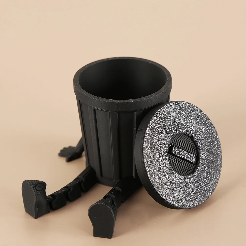 Funny Toilet - Series Ornaments, Toilet/Roll Paper/Trash Can/Poop Shapes with Jointed Legs, Creative Desktop Decor Items The WTF Store
