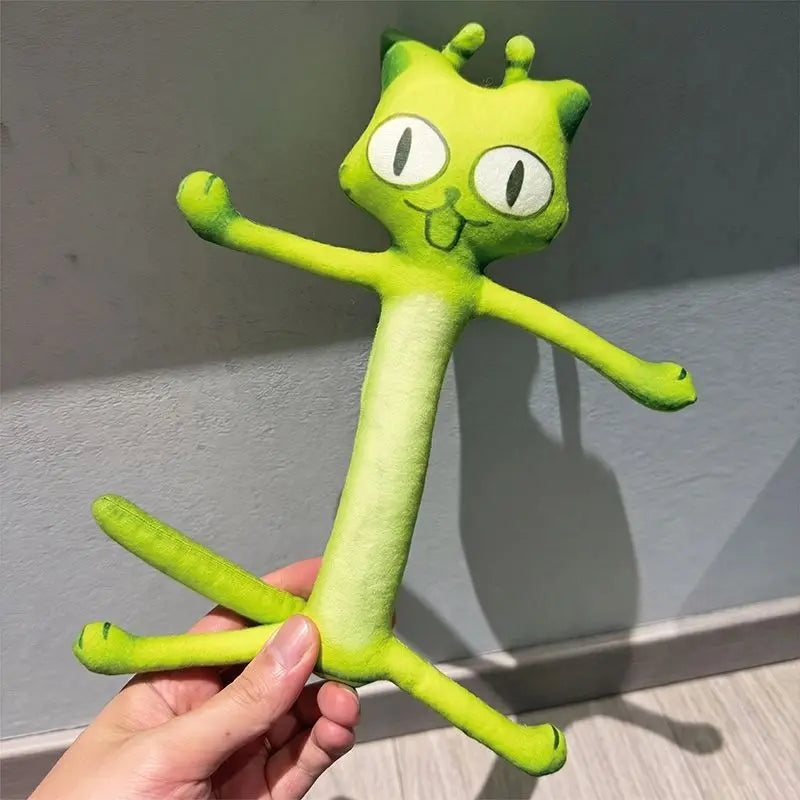 Hakimi Meme Cat Plush Toy Posable Wire Skeleton Funny Kitty Creative Cartoon Peripheral Home Desk Decor For Adult Collectors The WTF Store