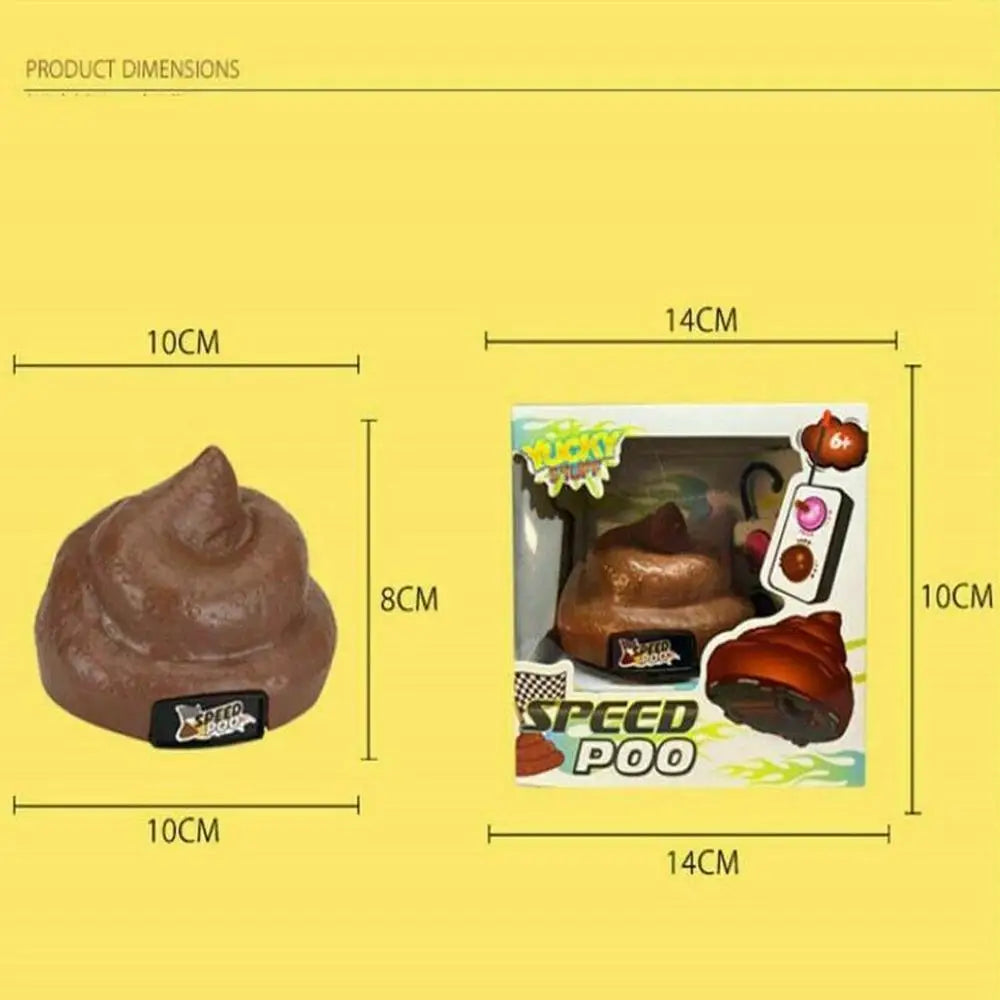Fun toys Hilarious Speedy Remote Control Speed Poo Family Fun Drive and Spin Fun Toy HOT sale Perfect gift#guahao The WTF Store