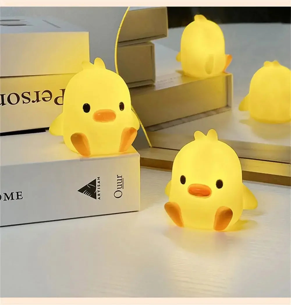 Duck Night Light Bedroom Decoration Cute Cartoon Animal Night Light Christmas Gifts For Kids Room Bedside Sleeping Lamp The WTF Store