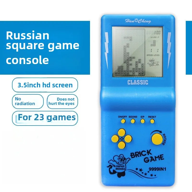 Retro Classic Tetris Handheld Game Console, Nostalgic 80s 90s Electronic Game Toy The WTF Store