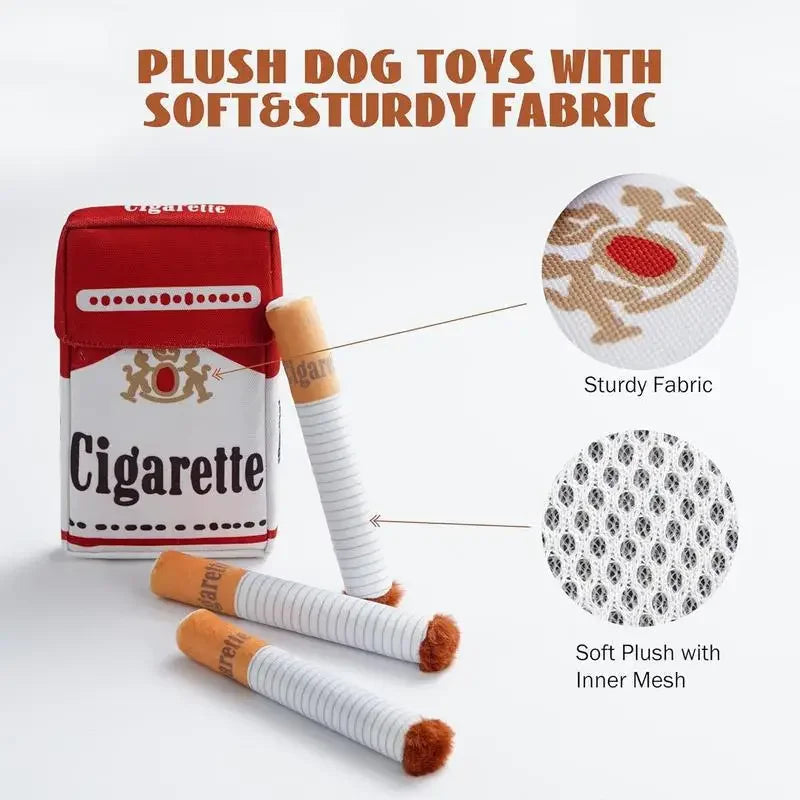 Funny Interactive Plush Dog Toys Creatives Cigarette Design Giggling Chewing Toy for Dog The Perfect Pet Gift for Plays Dogs Toy The WTF Store