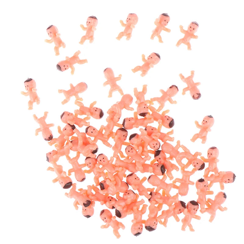 10/20/60 Pcs 1 inch Mini Plastic Baby Kids Doll Model Toys High Quality Rubber Dolls Japan Babies Dolls The WTF Store
