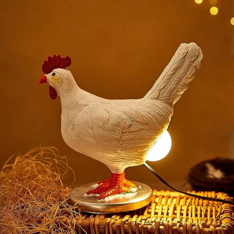 Decorative Night Lights Simulated Animal Funny Easter Home Decor Party Carnival Chicken Lamp Chick Night Light Ornaments The WTF Store