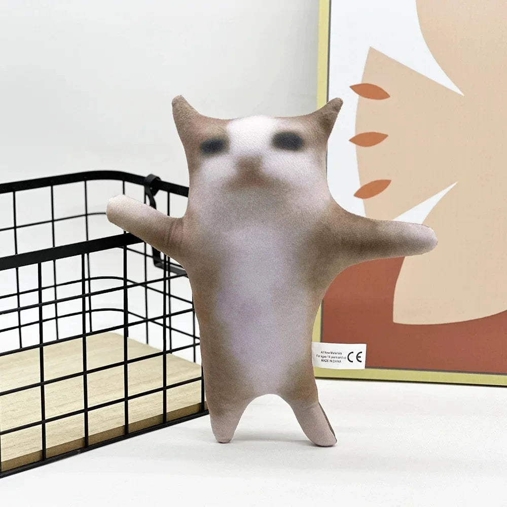 28CM Cat MeMe Dolls Hot Cute El Gato Cat Plush Wowwow Cat Doll Plushies Simulation Happy Cat Animals Kids Birthday Holiday Gifts The WTF Store