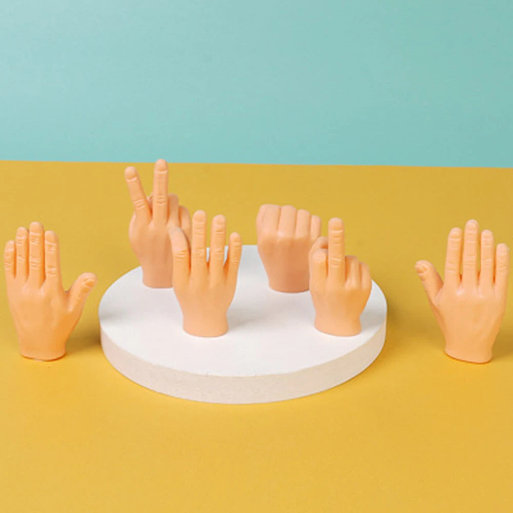Novelty  Adult  Small Hand Finger Fidget Cat Pet Halloween Tiny Finger Hands Finger Puppets Finger  Hand Palm The WTF Store