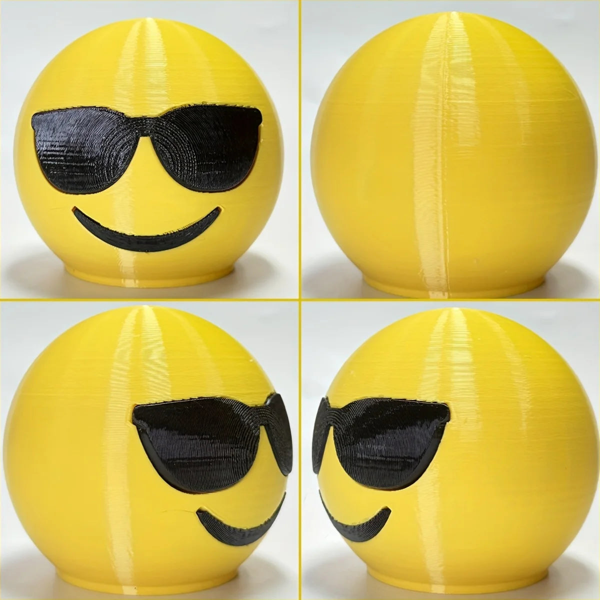Funny Face Towing Hook Cover with 3D Caricature Design, Bright Yellow with Eyes & Mouth - Fit for Cars, Trucks, SUVs The WTF Store