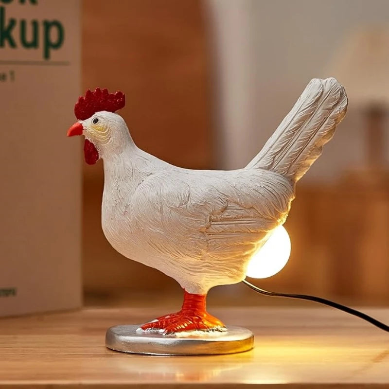 Decorative Night Lights Simulated Animal Funny Easter Home Decor Party Carnival Chicken Lamp Chick Night Light Ornaments The WTF Store