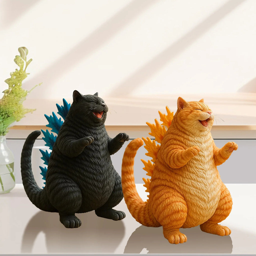 Goth Monster Cat Figurine The WTF Store