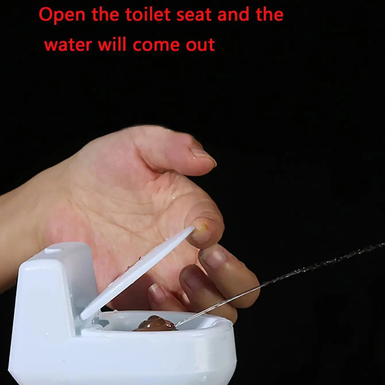 1PC-Novel Interesting Poop Spray Prank Toy Joke Cary Toys Mini Sprinkler Toilet Spray Gun Simulation Toilet Toy The WTF Store