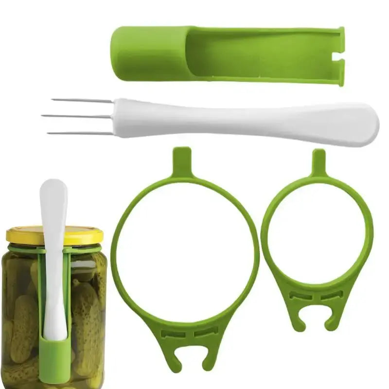 Pickle Jar Fork Pickle Picker Olive Pepper Food Grabber Unique Kitchen Gadgets Pickle Fork with Long Handle for Kitchen Gadgets The WTF Store