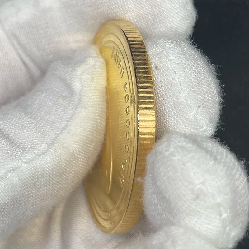 alien spacecraft ﻿ souvenir coin  universe collection coin The WTF Store