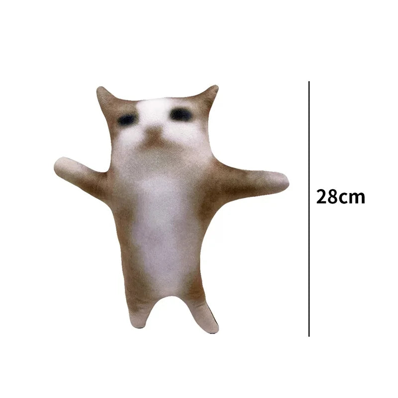 28CM Cat MeMe Dolls Hot Cute El Gato Cat Plush Wowwow Cat Doll Plushies Simulation Happy Cat Animals Kids Birthday Holiday Gifts The WTF Store