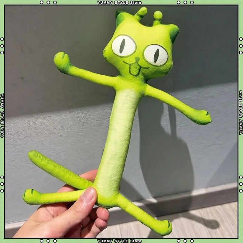 Hakimi Meme Cat Plush Toy Posable Wire Skeleton Funny Kitty Creative Cartoon Peripheral Home Desk Decor For Adult Collectors The WTF Store