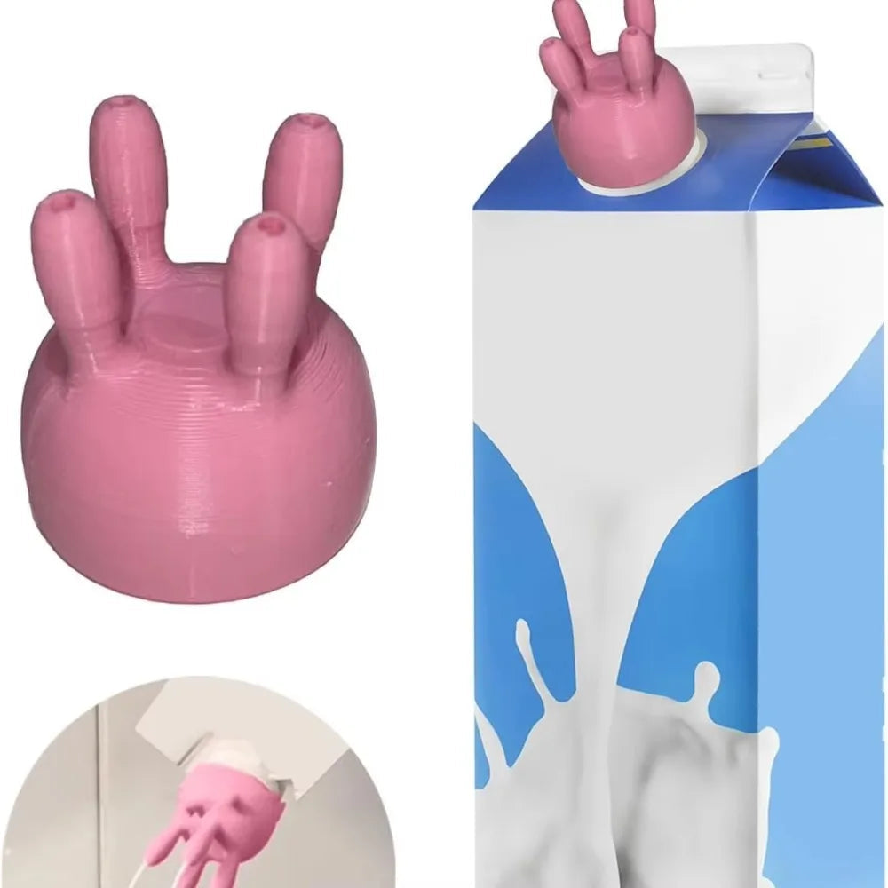 Funny Pouring Milk Bottle Cap Funny Pouring Milk Bottle Cap The WTF Store