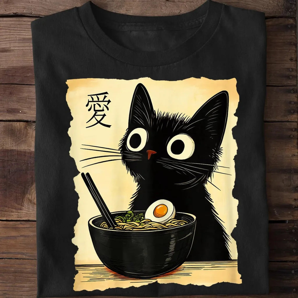 Funny cat T-shirt Men Women Fashion Humor High Quality T Shirts Oversized Summer T Shirts Streetwear The WTF Store