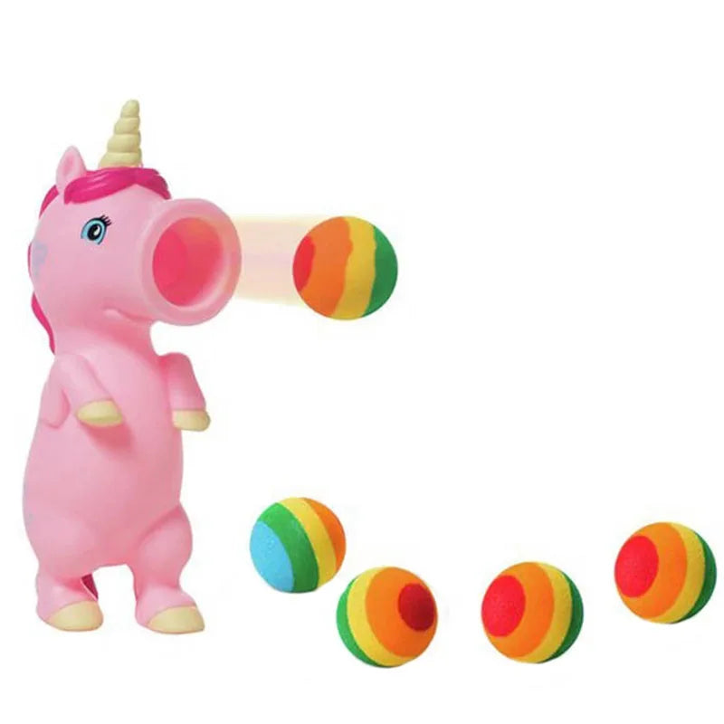 Funny Animal Pop Out Foam Balls Unicorns  Squeeze Shoots Ball Kids FidgetToys Stuff Weird Gadgets Autism Sensory Anti Stress Toy The WTF Store