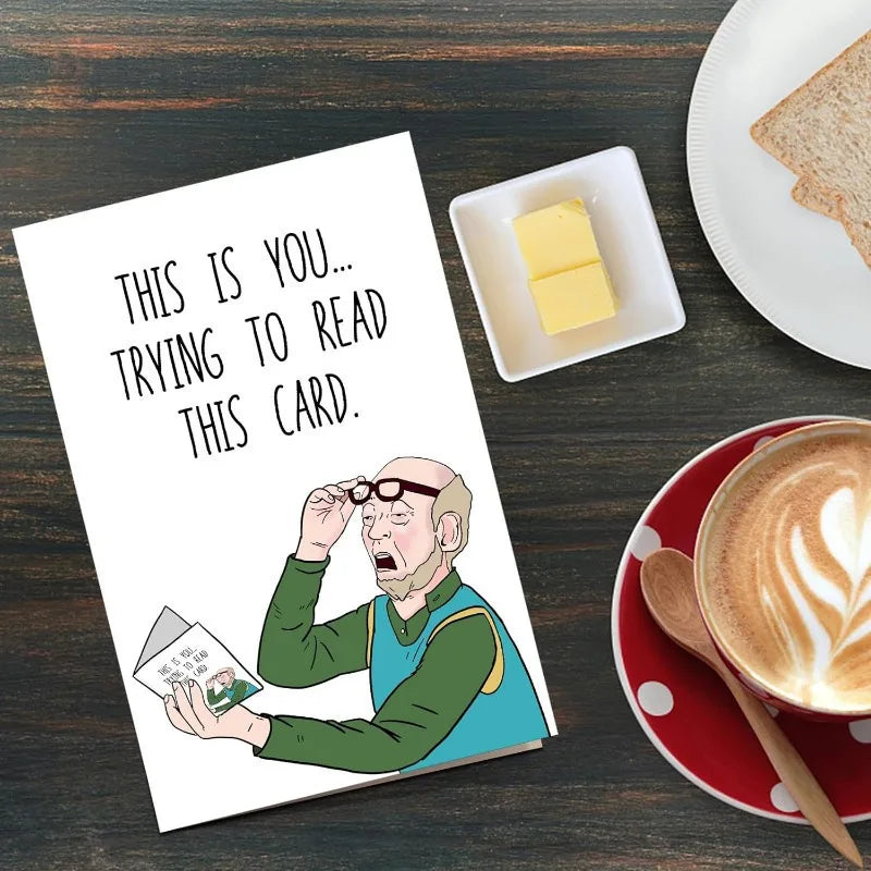 Funny Birthday Cards with Envelopes Funny Text Cards Spoof Fun Gifts The WTF Store