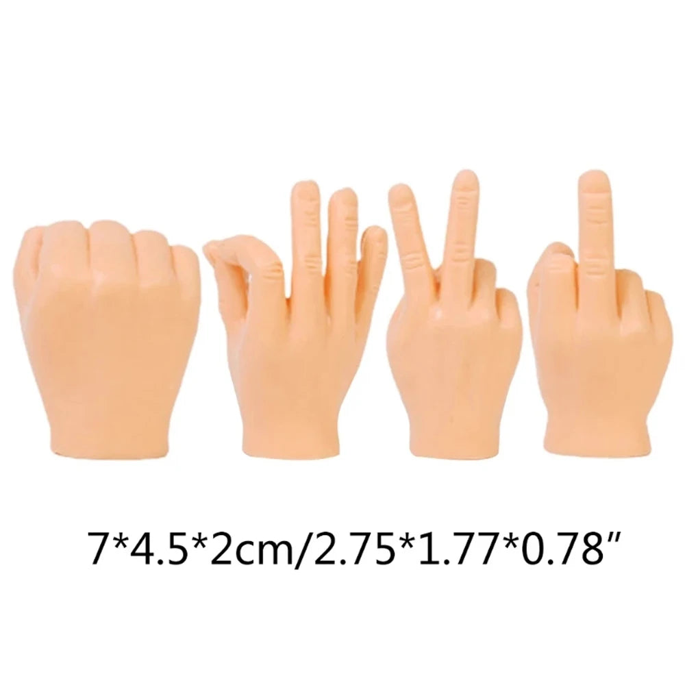 Novelty  Adult  Small Hand Finger Fidget Cat Pet Halloween Tiny Finger Hands Finger Puppets Finger  Hand Palm The WTF Store