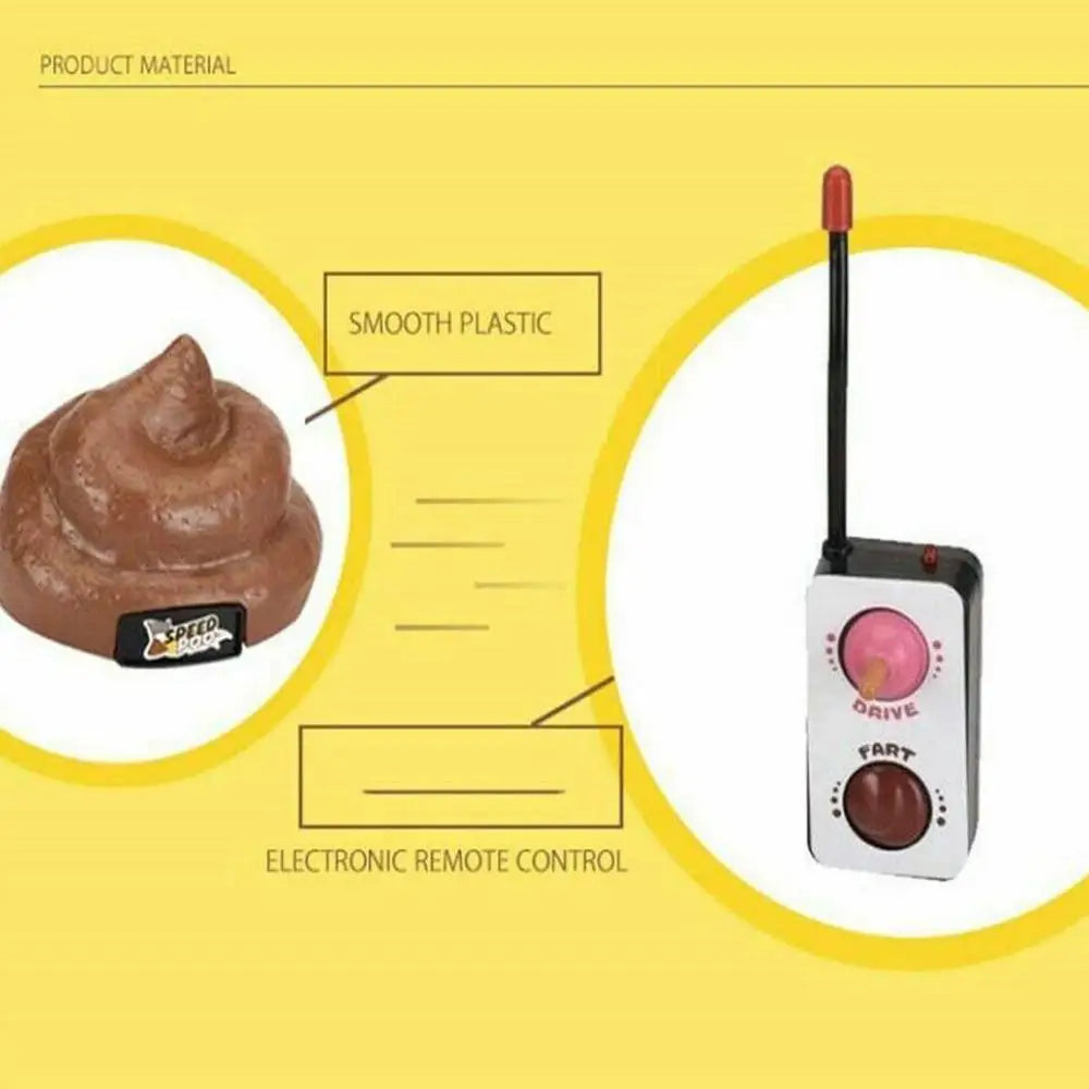 Fun toys Hilarious Speedy Remote Control Speed Poo Family Fun Drive and Spin Fun Toy HOT sale Perfect gift#guahao The WTF Store