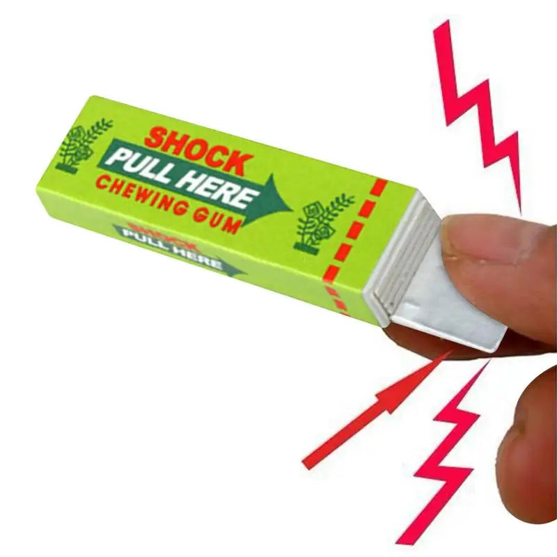 Funny Electric Shock Joke Chewing Gum Pull Head Shocking Toy Gift Gadget Prank Trick Gag Stress Reliever Toys Shock shocker Toy The WTF Store