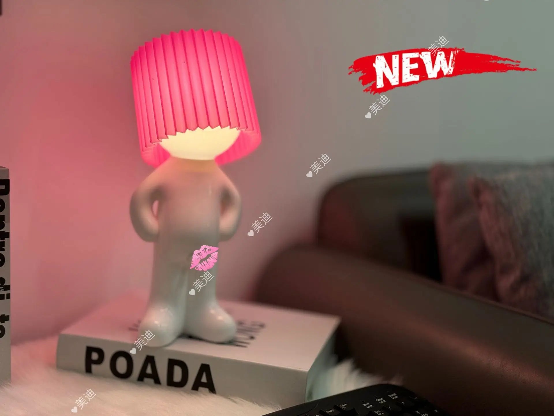 Cute Cartoon Shy Boy Little Naughty LED Night Light USB Charging Shy Lamp Decorative Lamp For Home Desk Decor Funny Kids Gift The WTF Store