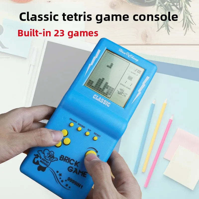 Retro Classic Tetris Handheld Game Console, Nostalgic 80s 90s Electronic Game Toy The WTF Store