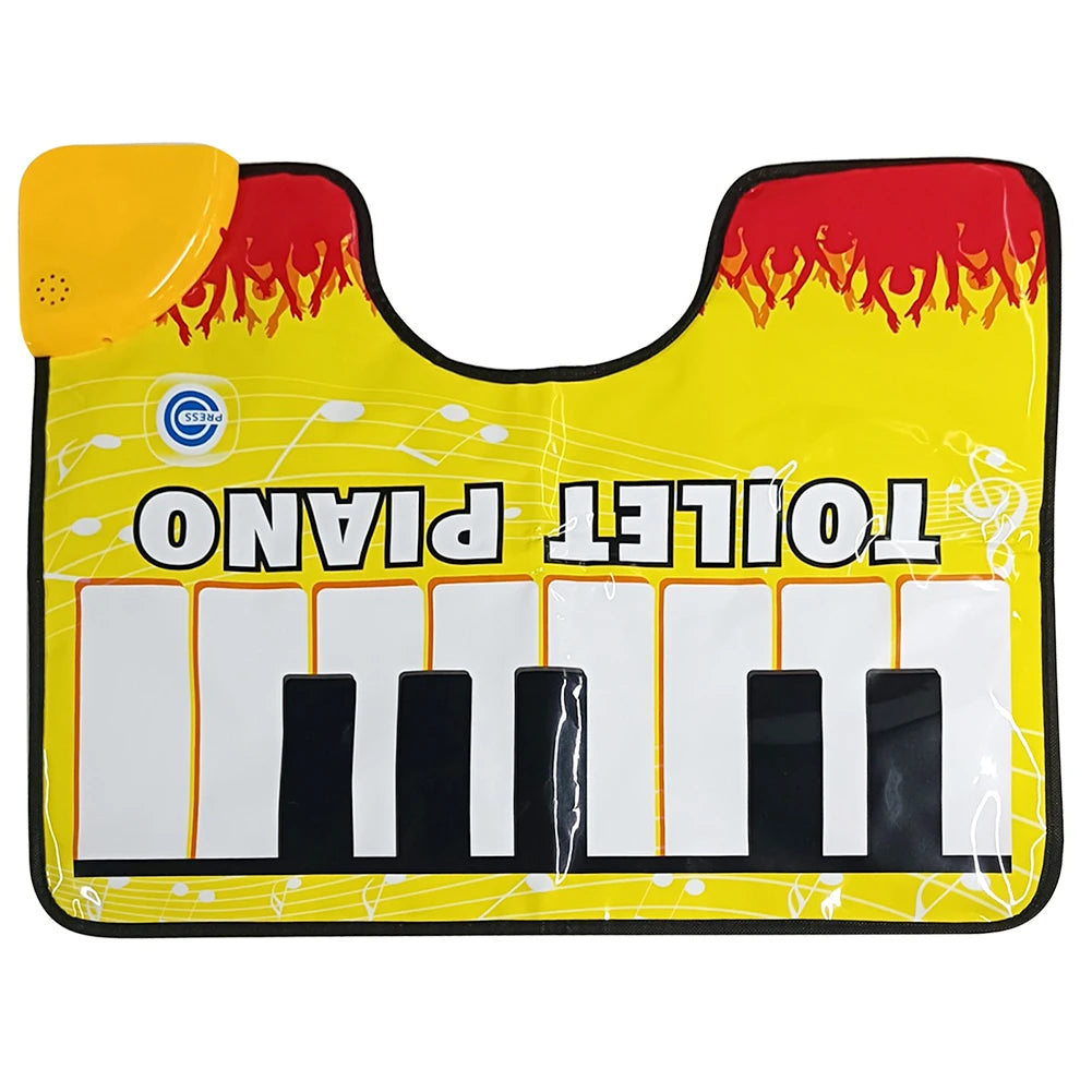 Novelty Potty Piano Sounding Carpet Potty Piano Singing Rug Bathroom Funny Toe Music Keyboard Toilet Floor Mat The WTF Store
