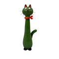 Boho Style Funny Cat-shaped Vases Ornament Synthetic Resins Cute Cartoon Style Kitty Planter Desk Decor Cat Figurine Shelf Decor The WTF Store