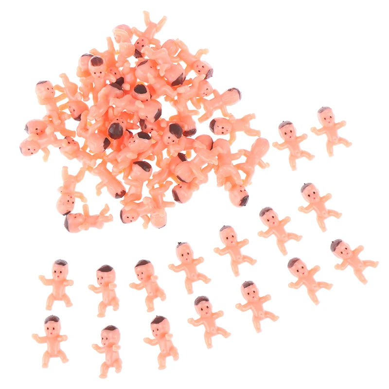 10/20/60 Pcs 1 inch Mini Plastic Baby Kids Doll Model Toys High Quality Rubber Dolls Japan Babies Dolls The WTF Store